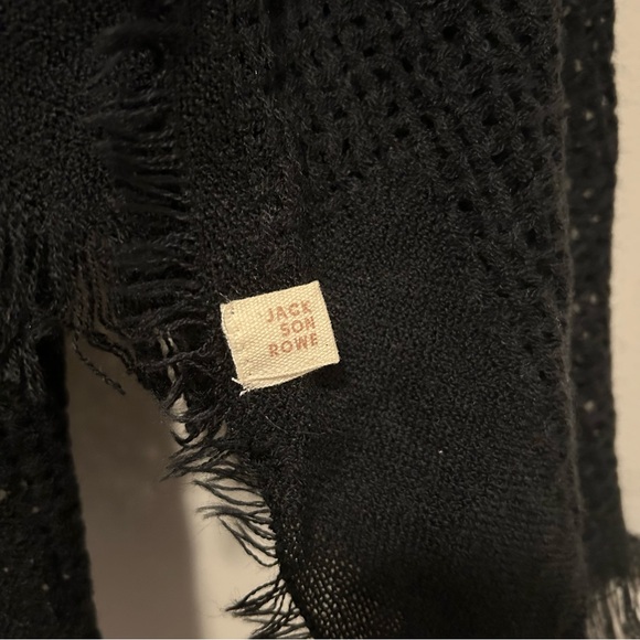 NWOT Jackson Rowe Olive Scarf - Black - Picture 2 of 2